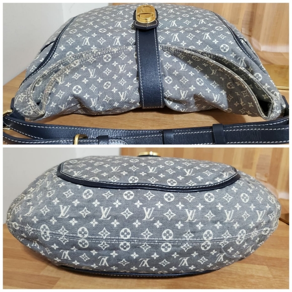 Authentic LOUIS VUITTON Encre Monogram Idylle Canvas Romance Bag - Picture 3 of 12